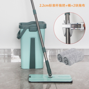 刮刮乐免手洗懒人平板拖把家用一拖净木地板干湿两用网红大号墩布