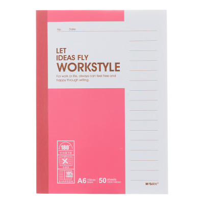 晨光 M&G 无线装订本 APYHA411 A6 50页/本 10本/封 (颜色随机)