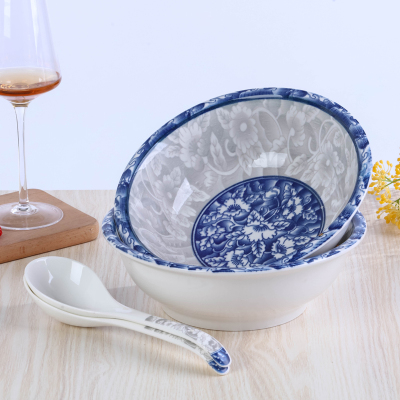 餐具汤碗大号家用青花陶瓷拉面碗餐具套装景德镇日式大碗吃饭碗泡面碗
