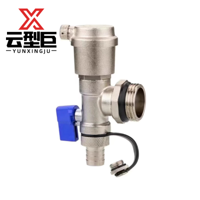 云型巨 地暖分水器暖气片放水阀门 地热分水器放水阀排水排气排污阀门 1.2寸 单位:个