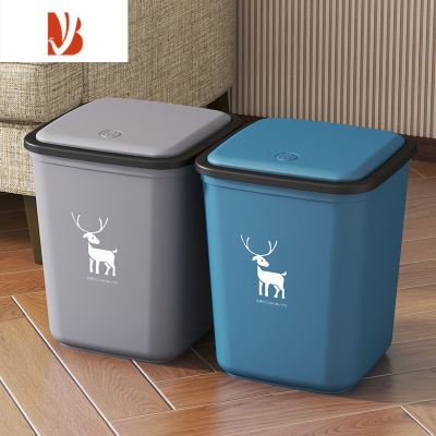 三维工匠垃圾桶家用卫生间厕所厨房客厅带盖分类壁挂式大容量商用马桶纸篓