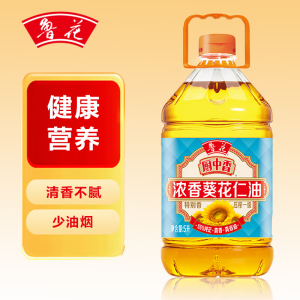 鲁花葵花籽油 食用油浓香葵花仁油压榨一级 5L