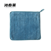 沁春莱加厚珊瑚绒抹布(浅蓝色)30*40cm/条