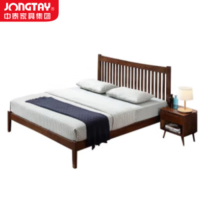 中泰(jongtay)1.8米实木床单双人现代宿舍床 J-CDZ87