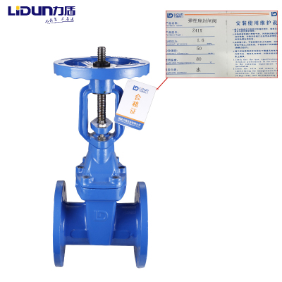 力盾 法兰明杆弹性座封闸阀 6541 DN50 台