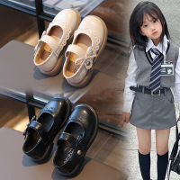 女童皮鞋春秋2026新款儿童软底单鞋女孩公主鞋中大童黑色演出鞋潮