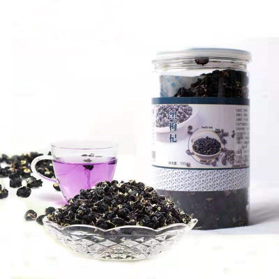 佑康泰黑枸杞100克罐装青海黑枸杞富含花青素