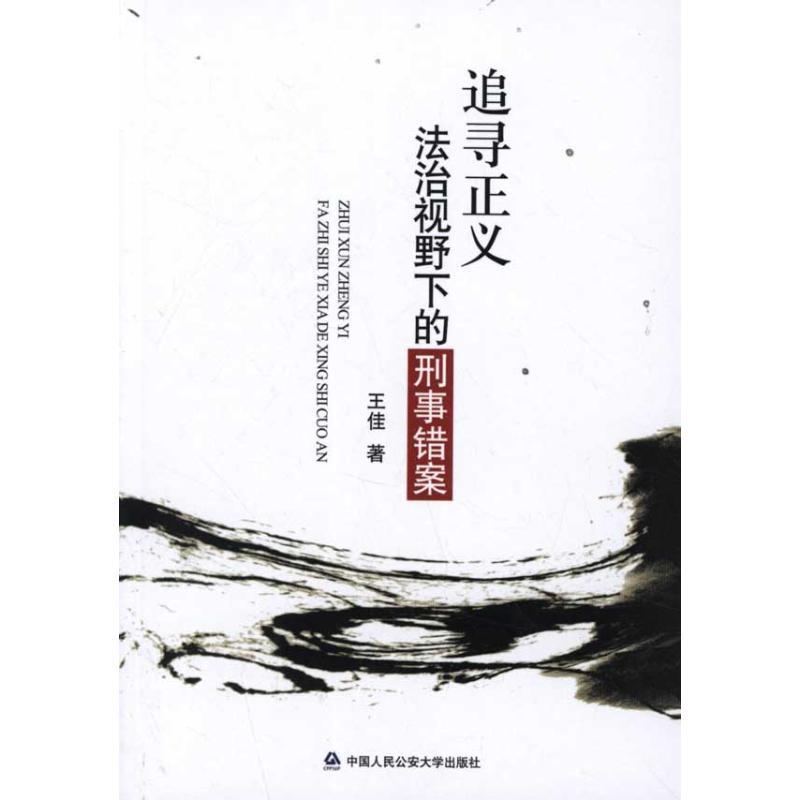 正版新书]追寻正义:法治视野下的刑事错案王佳9787565304217