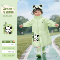 正雨儿童雨衣男童女孩宝宝雨披小学生上学新款带书包位轻薄透气9063