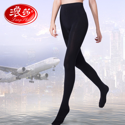 浪莎官方正品丝袜120D空姐高档天鹅绒连裤袜子不透肉秋季丝袜子