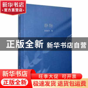 正版 静物 袁叙田著 长江文艺出版社 9787570232758 书籍