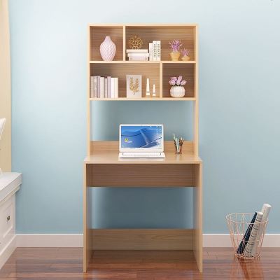 书桌书架一体简约现代电脑台式桌经济型家用学生写字桌组合学习桌