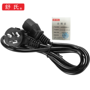 舒氏电源线 品字型母头 C13 3×1.5mm² 2m