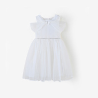 [1件3.5折]铅笔俱乐部童装2025夏装新款女童礼服裙儿童连衣裙中大童公主裙子