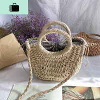 迷你编织女包编斜挎手提包2020新款海边度假沙滩包森系单肩小包NEW LAKE女士单肩包