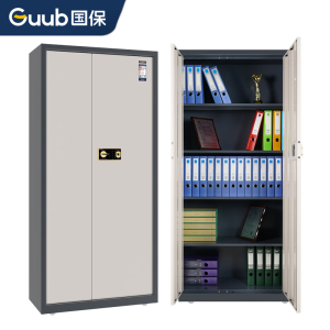 国保(Guub)保密柜Z168-V2基础型电子指纹密码锁五层无抽屉办公文件资料柜V2基础型