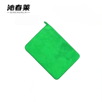沁春莱加厚珊瑚绒抹布(绿色)30*30cm/条