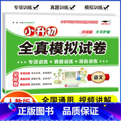 [语文]小升初模拟试卷(含真题) 小学升初中 [正版]2024年小升初模拟试卷真题卷必刷题人教版语文数学英语小学毕业总复