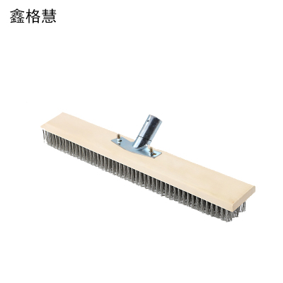 鑫格慧 不锈钢刷地刷子长柄钢丝刷 50cm 把