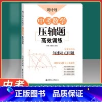 [正版]周计划 中考数学压轴题高效训练 匀速动点问题 答案详解版 华东理工大学出版社 周周有安排 日日有进步 中考数学