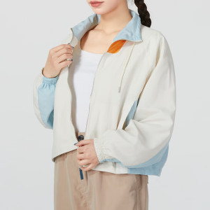 彪马(PUMA)外套女装新款时尚抽绳领口休闲运动上衣撞色拼接夹克626047-87 ZP