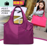 牛津布单肩手提包女士时尚百搭尼龙手提旅行包大包休闲帆布妈咪包NEW LAKE