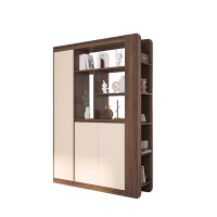 苏宁 质凡 现代简约隔断屏风柜门厅玄关鞋柜/ZF-XGG032/600*350*1900mm