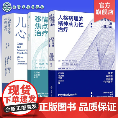3册儿童青少年心理治疗 人格病理的精神动力性治疗治疗自体及人际功能 移情焦点治疗青少年严重人格障碍的治疗 青少年心理健康