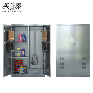 芙首泰不锈钢清洁柜(201)900*400*1400mm台