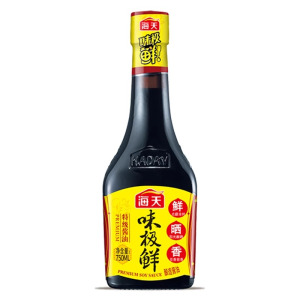 海天味极鲜酱油750ml*2瓶 特级酿造生抽家庭用点蘸调料调味品[SF]