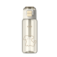 希乐(cille)吸管ppsu杯子女生高颜值耐高温水壶上学儿童水杯