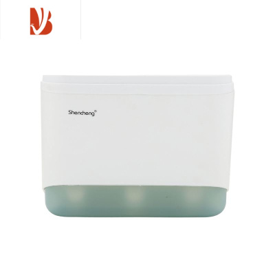 三维工匠擦手纸盒草纸盒擦手纸巾盒塑料纸巾盒免打孔草纸箱商用家用纸巾盒 清新绿色(草纸专用 底部封闭的)