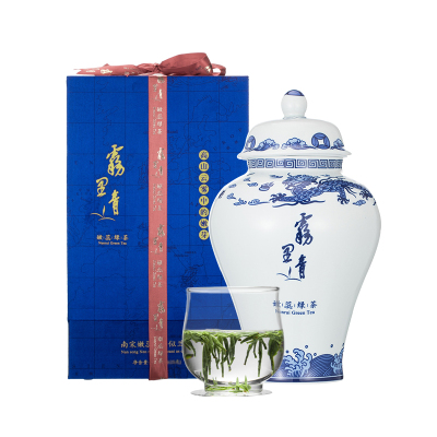 2021年新茶春茶天方茶叶100g雾里青绿茶明前高山特级绿茶头采芽茶茶叶礼盒装