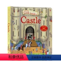 [正版]进口英文原版 Usborne Look Inside Castle 揭秘城堡 看里面系列绘本 早教撕不烂纸板翻