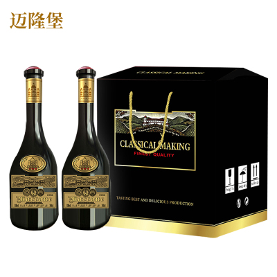 迈隆堡公爵干红葡萄酒750ml*2双支礼盒装