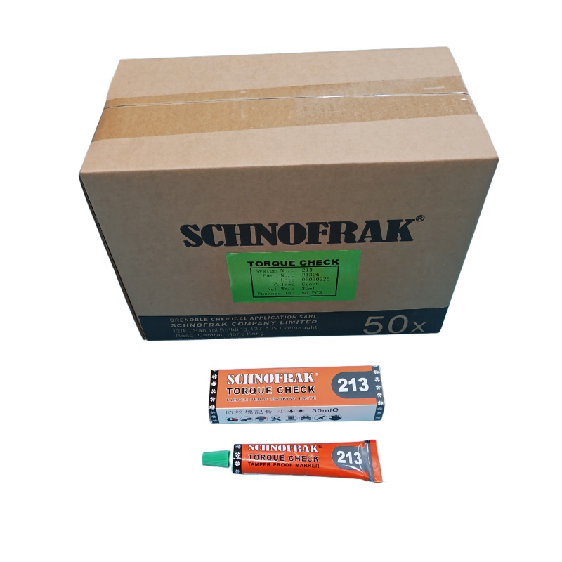 SCHNOFRAK 施诺法克螺丝锁固扭矩防松标记膏 213绿色30ml*50支 箱