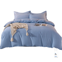 安居先森5A级纯棉磨毛双人床四件套床品D1735(套)