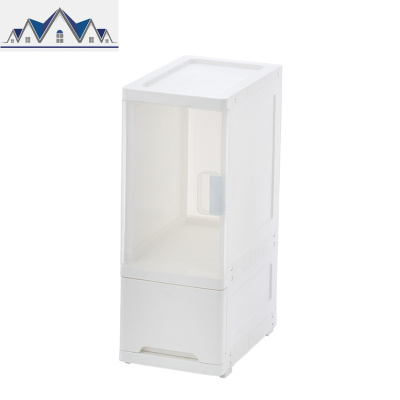 24cm夹缝收纳柜抽屉式储物柜冰箱窄缝收纳架浴室卫生间置物架边柜 三维工匠收纳箱