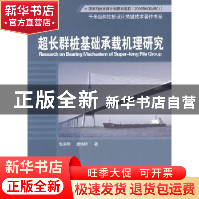 正版 超长群桩基础承载机理研究 张喜刚,龚维明 人民交通出版社