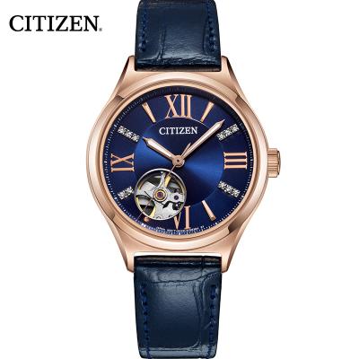 西铁城(CITIZEN)手表自动机械小牛皮带商务时尚女表PC1003-15L