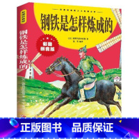 钢铁是怎样炼成的 [正版]彩图注音版钢铁是怎样炼成的小学生一年级二年级三年级上册下童话文学图书本小学生课外阅读书籍少儿读