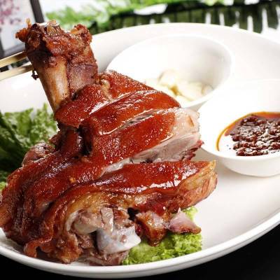 大肘子猪肘子熟食五香味酱卤肘子开袋即食下酒熟食真空装整只2斤大肘子五香味-其它