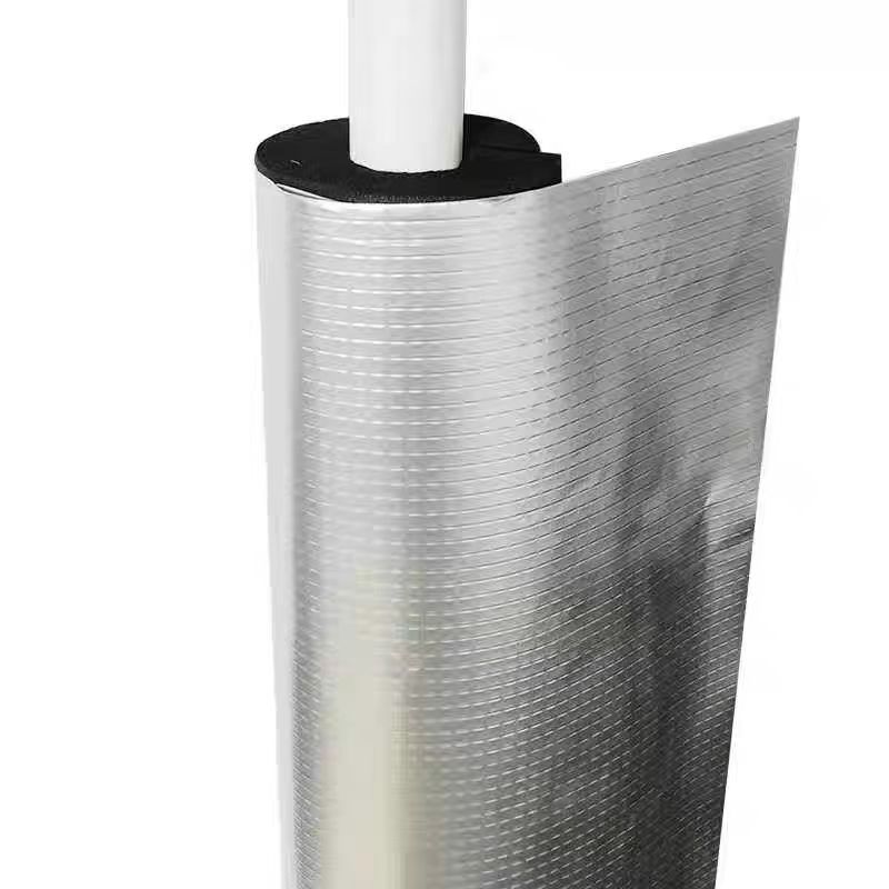 中锦科技 阻燃保温管 铝箔自粘橡塑保温管 内径140mm*厚度50mm 米