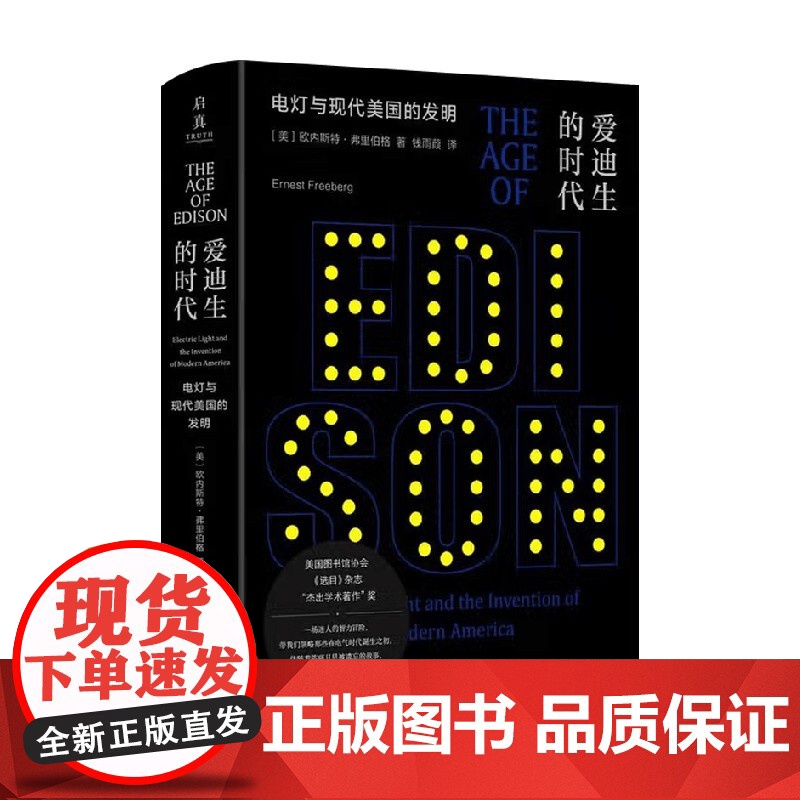爱迪生的时代 电灯与现代美国的发明 欧内斯特·弗里伯格 著 外国文学
