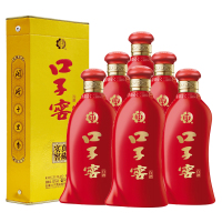 口子窖白酒高度六年型6年型50度550ML*6整箱装白酒容量升级版节日送礼