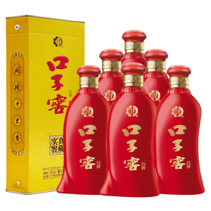 口子窖白酒高度六年型6年型50度550ML*6整箱装白酒容量升级版节日送礼