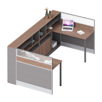 科朔 办公桌职员桌 员工桌 板式屏风桌 两人位 KS-06L3043