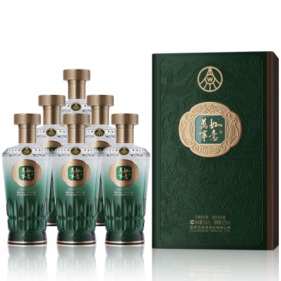 五粮液股份 万事如意运顺52度500ml*6瓶 浓香型纯粮食白酒