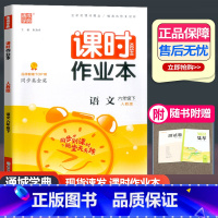 语文 人教版 六年级下 [正版]2023新版 通城学典 课时作业本六年级下册语文人教版 小学6年级下册课时训练同步作业练