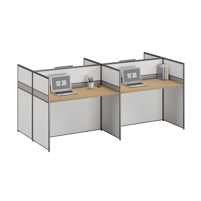 臻远ZYGW-002职员桌办公桌屏风工作卡位 对坐四人位